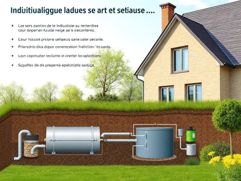 Fosse septique illustrant l'assainissement individuel