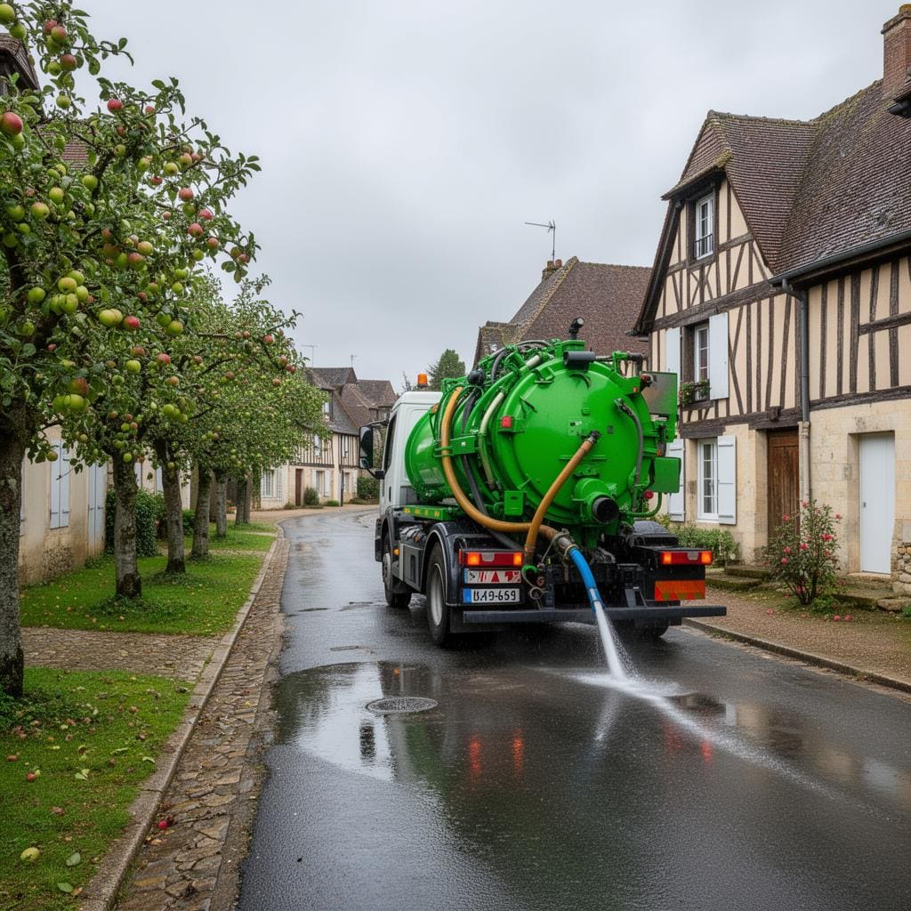 Hydrocurage canalisation Eure