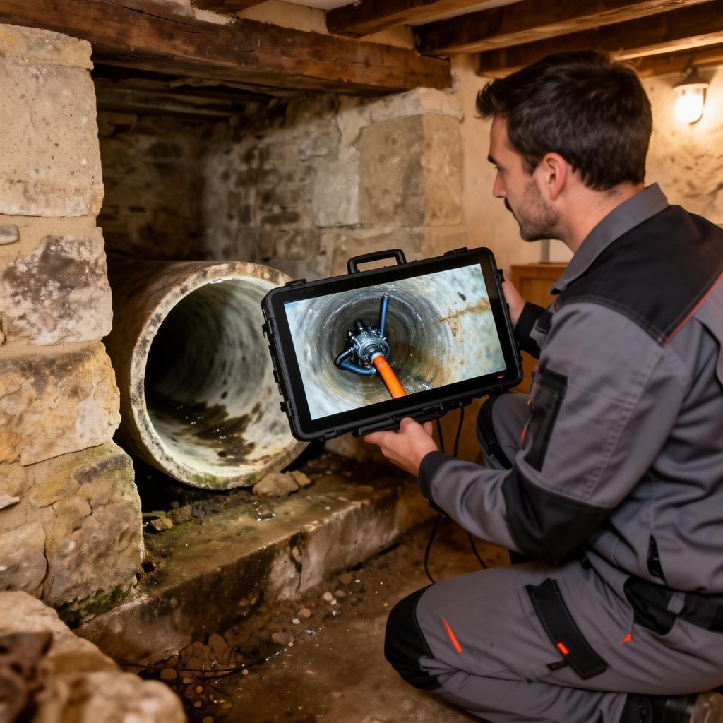 Inspection caméra canalisation 45