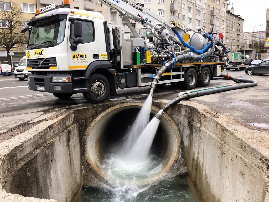 Hydrocurage canalisation Marne