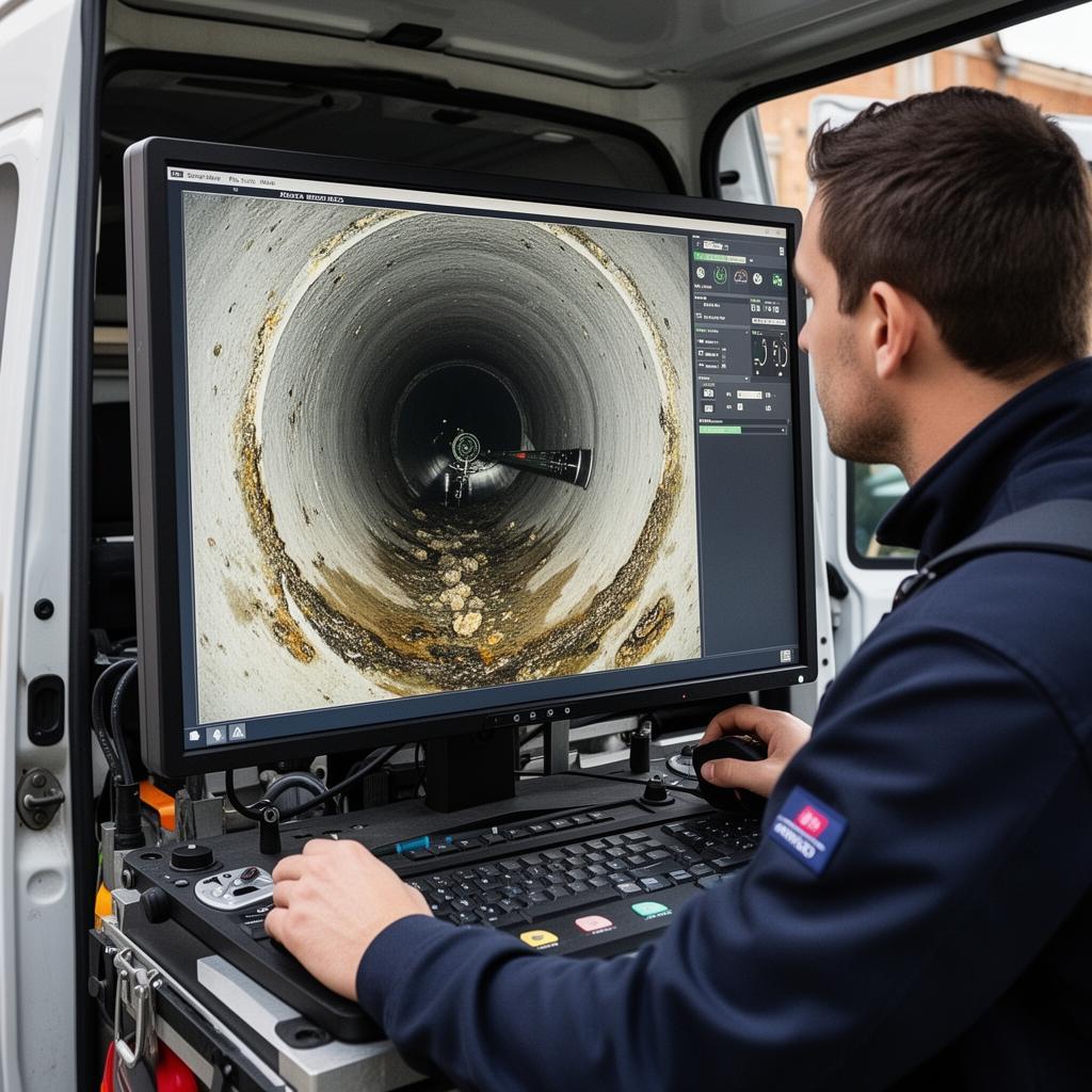 Inspection caméra canalisation 77