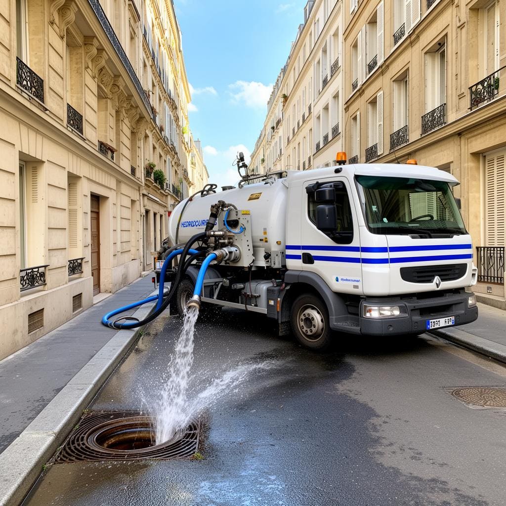Hydrocurage canalisation Hauts-de-Seine