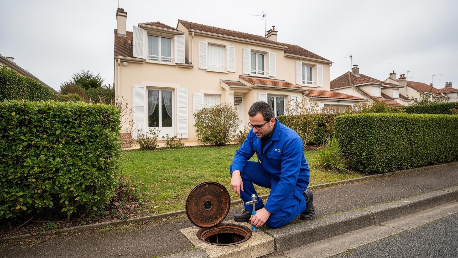 Dégorgement canalisation à Cergy