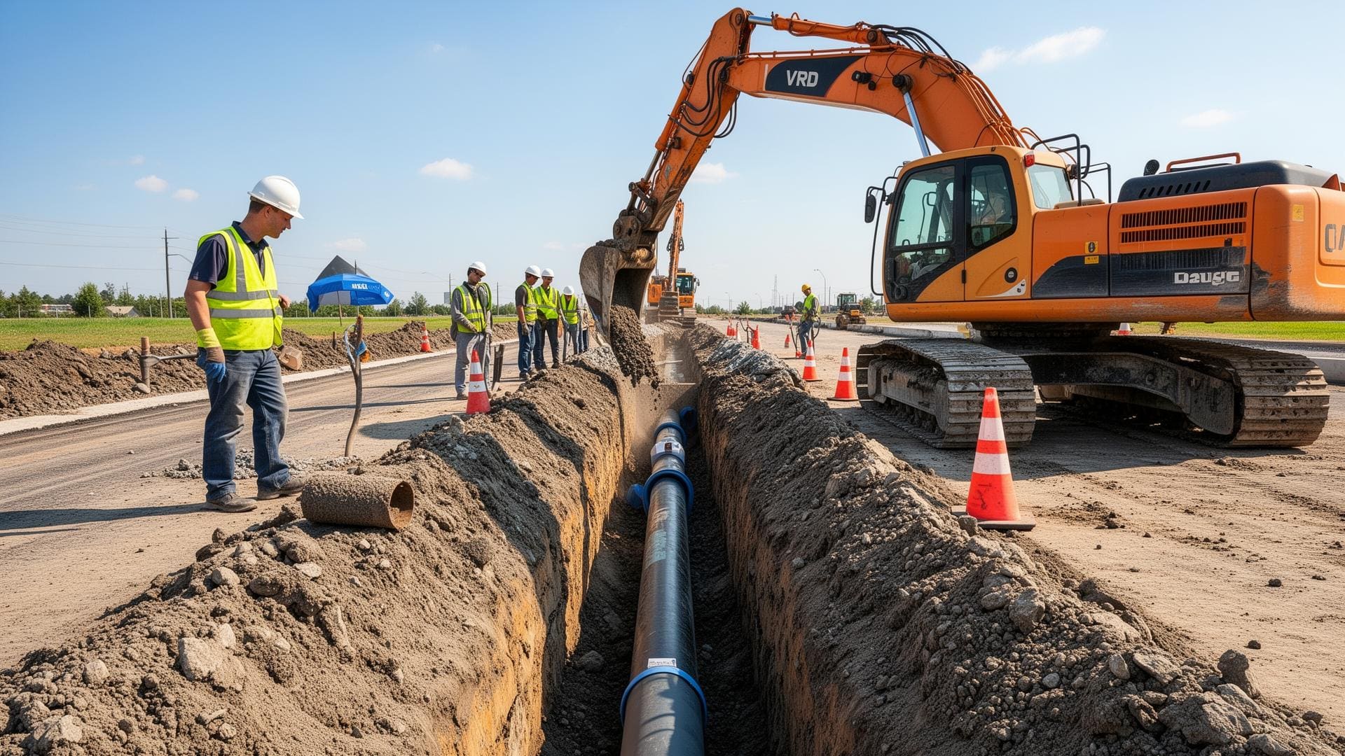 Travaux de voirie et réseaux divers (VRD) — intervention professionnelle GIC Environnement